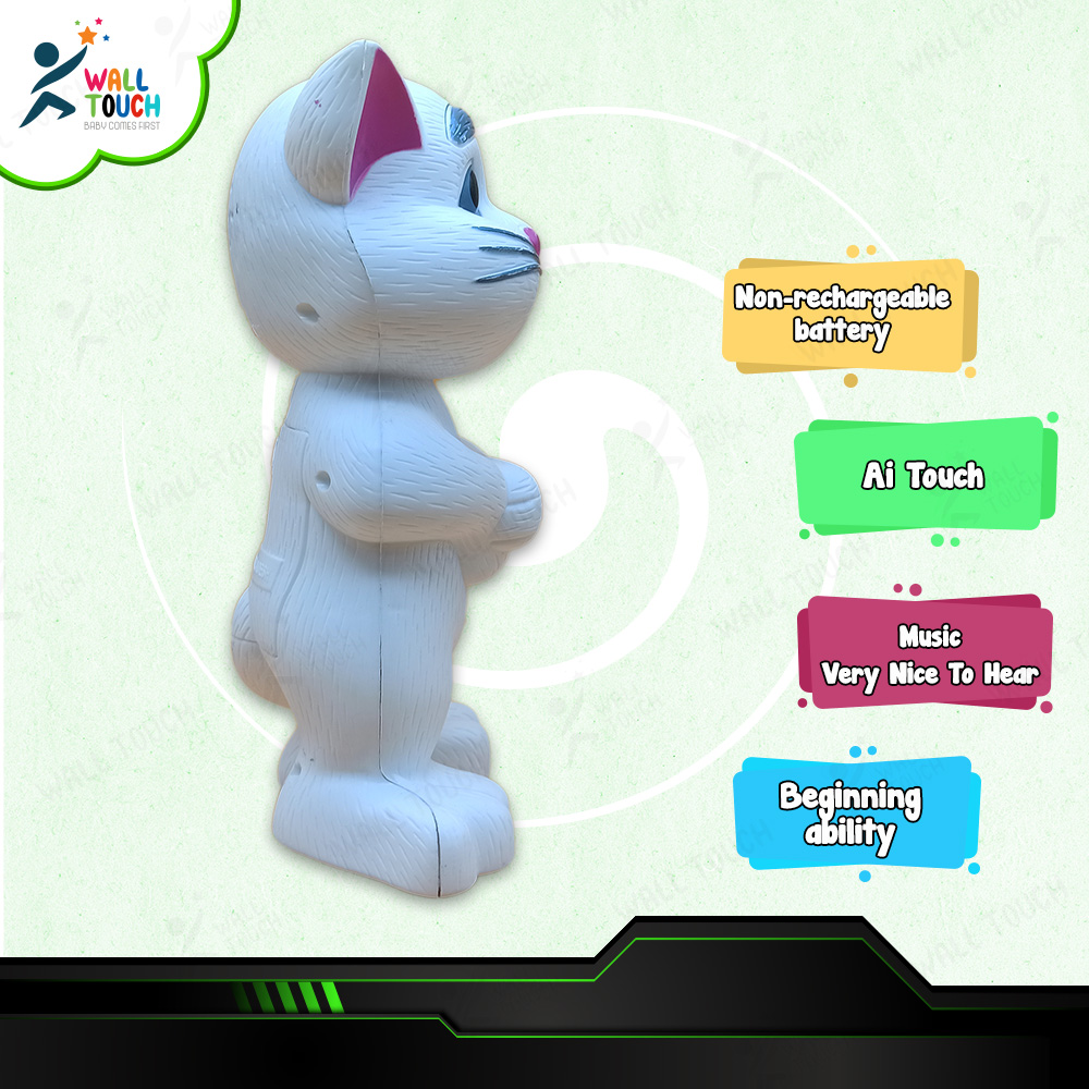Genius Touching Talking Tom Cat With Wonderful Voice With Songs, Animal & Touch Sound With Reply Talk Back For Kids. 