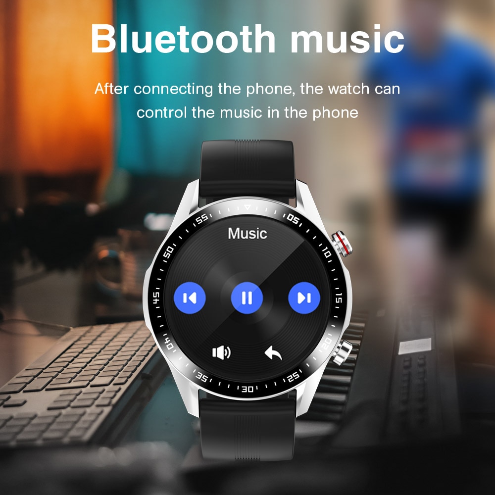 E1-2 Smart Watch Men Bluetooth Call Custom Dial Full Touch Screen Waterproof Smartwatch For Android IOS Sports Fitness Tracker. 