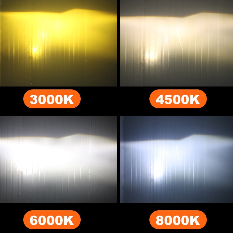 BAGELED CSP Car Headlight H4 H7 LED 3000K 4300K 6500K 8000K H1 H3 H8 H9 H11 9005 9006 HB3 HB4 880 881 LED Bulb Auto Fog  Light-9006/HB4. 