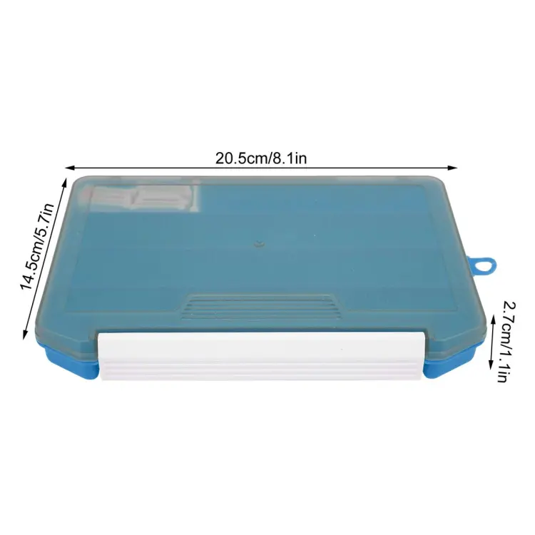 Portable Lure Box, Fishing Tackle Box Single-Layer Insert Lure Box