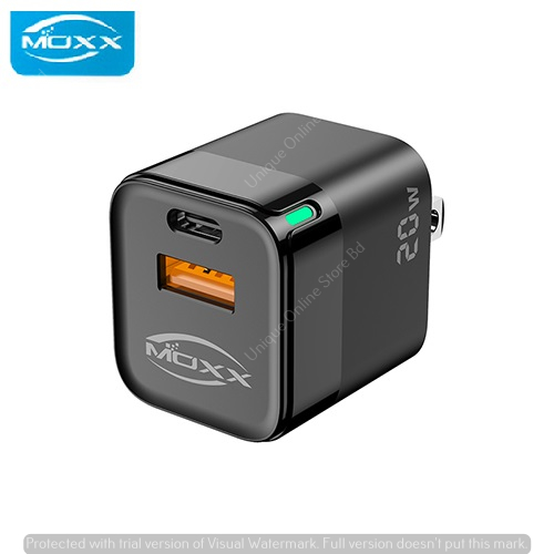 MOXX MC20 Powerful USB & PD GaN Adapter 20 watt