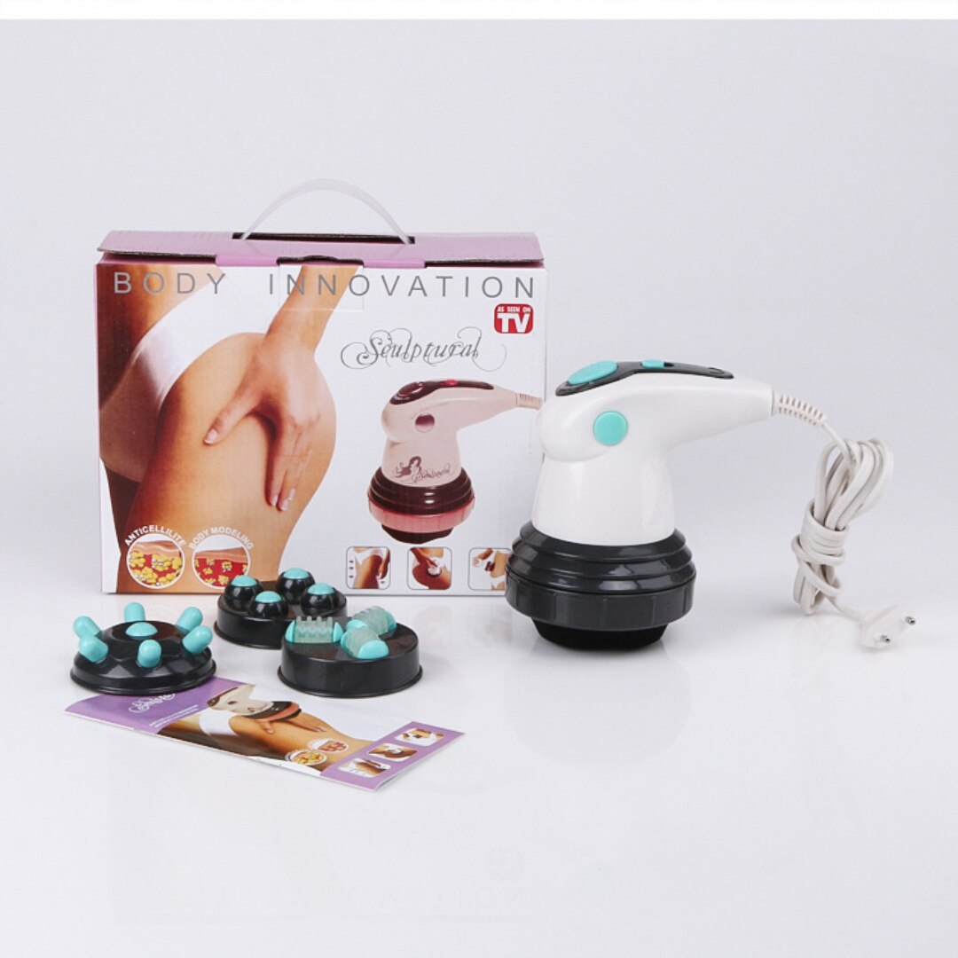 Anti-Cellulite Massager 4 IN 1 Infrared Electric Body Slimming Relaxing Muscle 3D Roller Device Weight Loss Fat Remove Roller. 