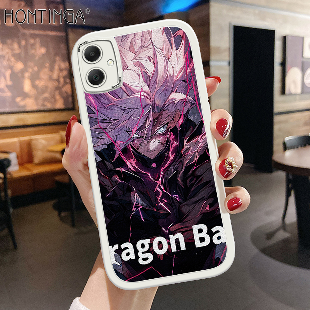 Hontinga for Samsung A05 A05S Back Cover PU Leather Spider-Man Phone Case Soft Silicone Edge Mobile Cover