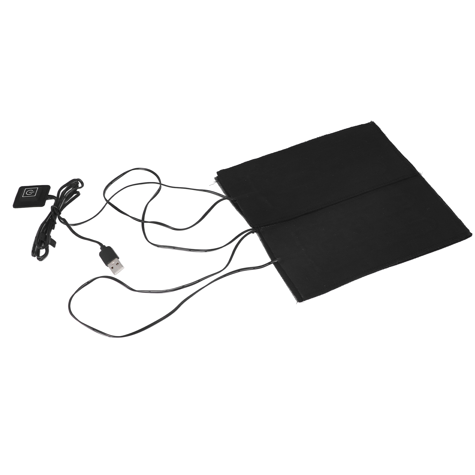 USB Powered Heater Pad, DC 5V 3 Levels Adjustable Temp Electric Heating Sheet Washable for Back Abdomen. 