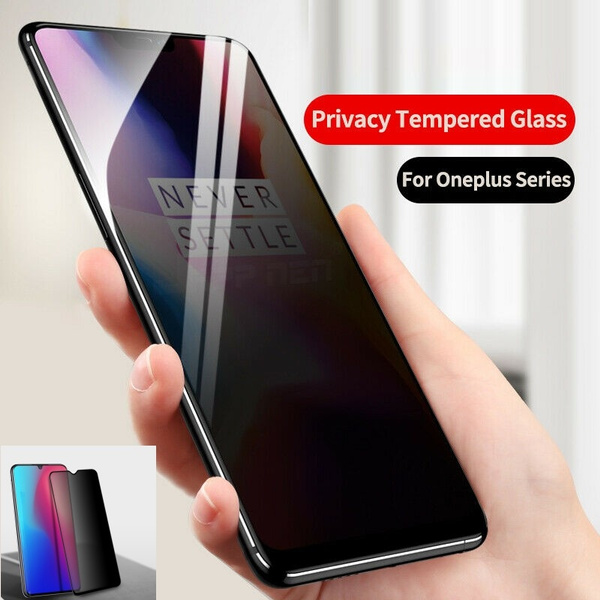 9H Privacy Glass Screen Protector For OnePlus 6T / OnePlus 7. 
