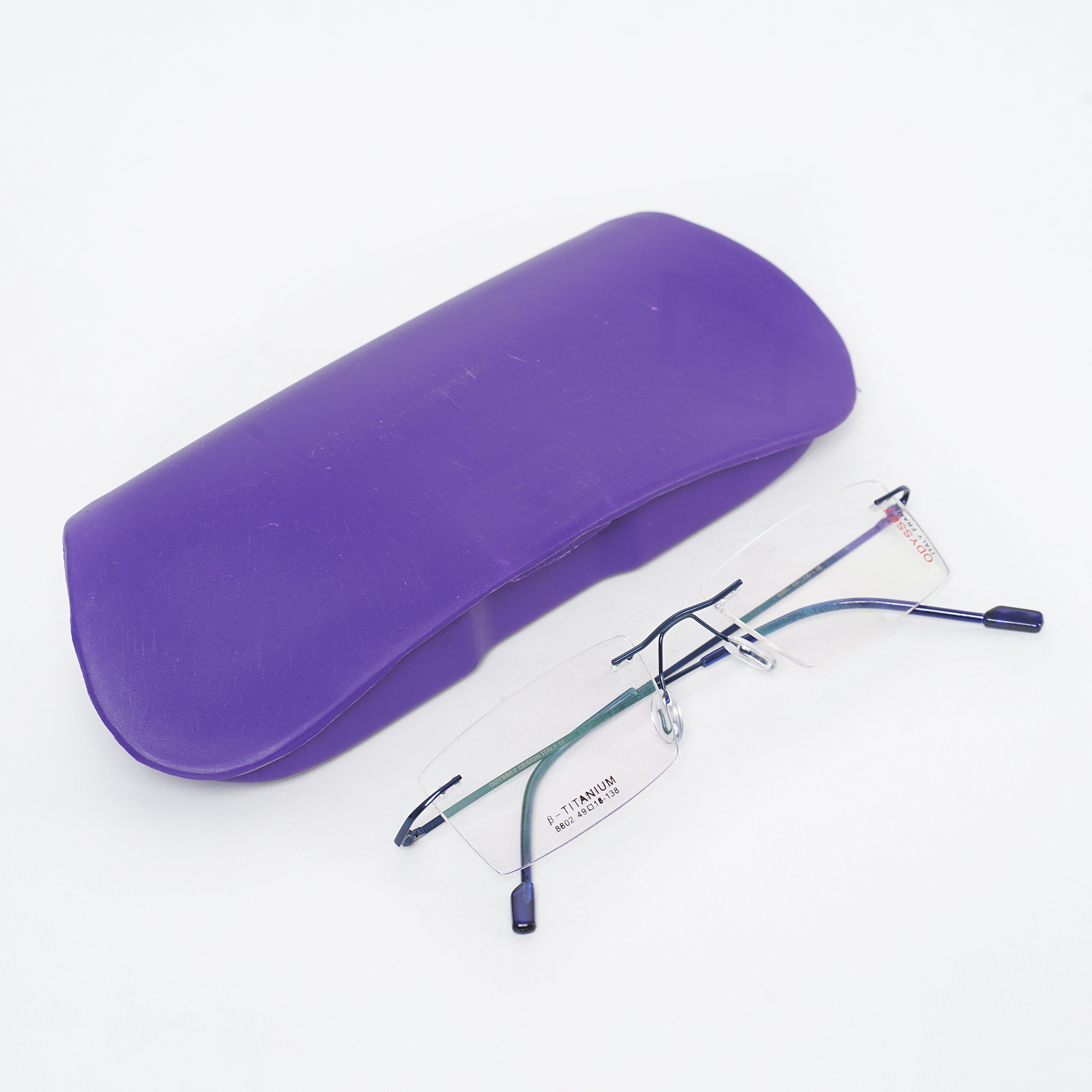 Titanium Rimless Unisex Frame - In Odysses For Optics Zone Bid - Elevate Your Style With These Titanium Rimless Unisex Frames By Odysses. 