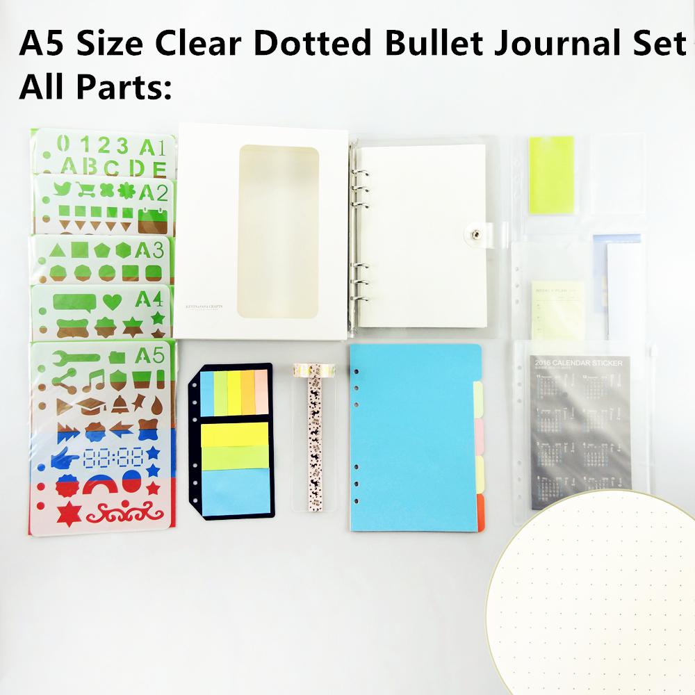 【happy one】2019 A5 A6 Journal Set Notebook Quality Set Diary Planner Stationery School Gift Sketchbook. 