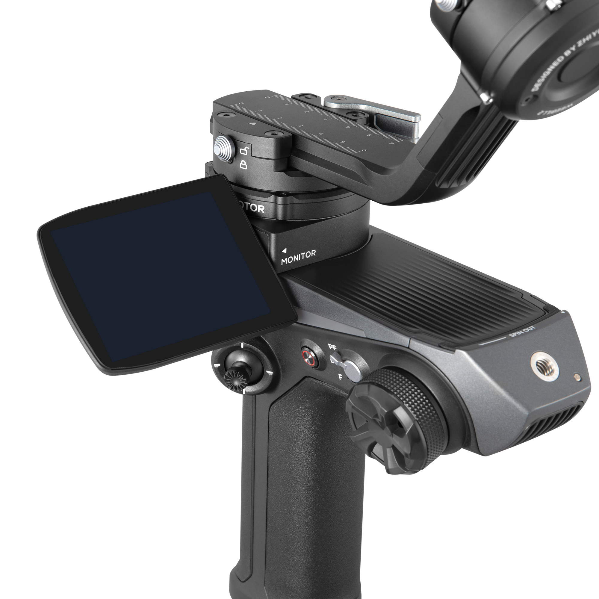 ZHIYUN Weebill 2 Gimbal Stabilizer for Mirrorless & DSLR Camera-18650-2600mAh Battery (Static State:Max:±0.04°, Min:±0.01°). 
