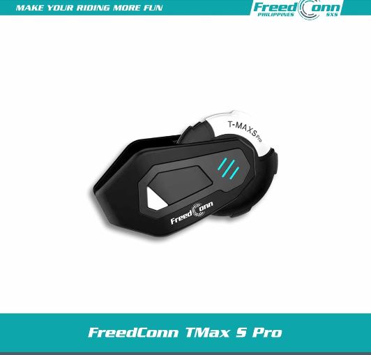 FreedConn TMAX-S PRO Motorcycle Helmet Intercom Bluetooth Headset.. 