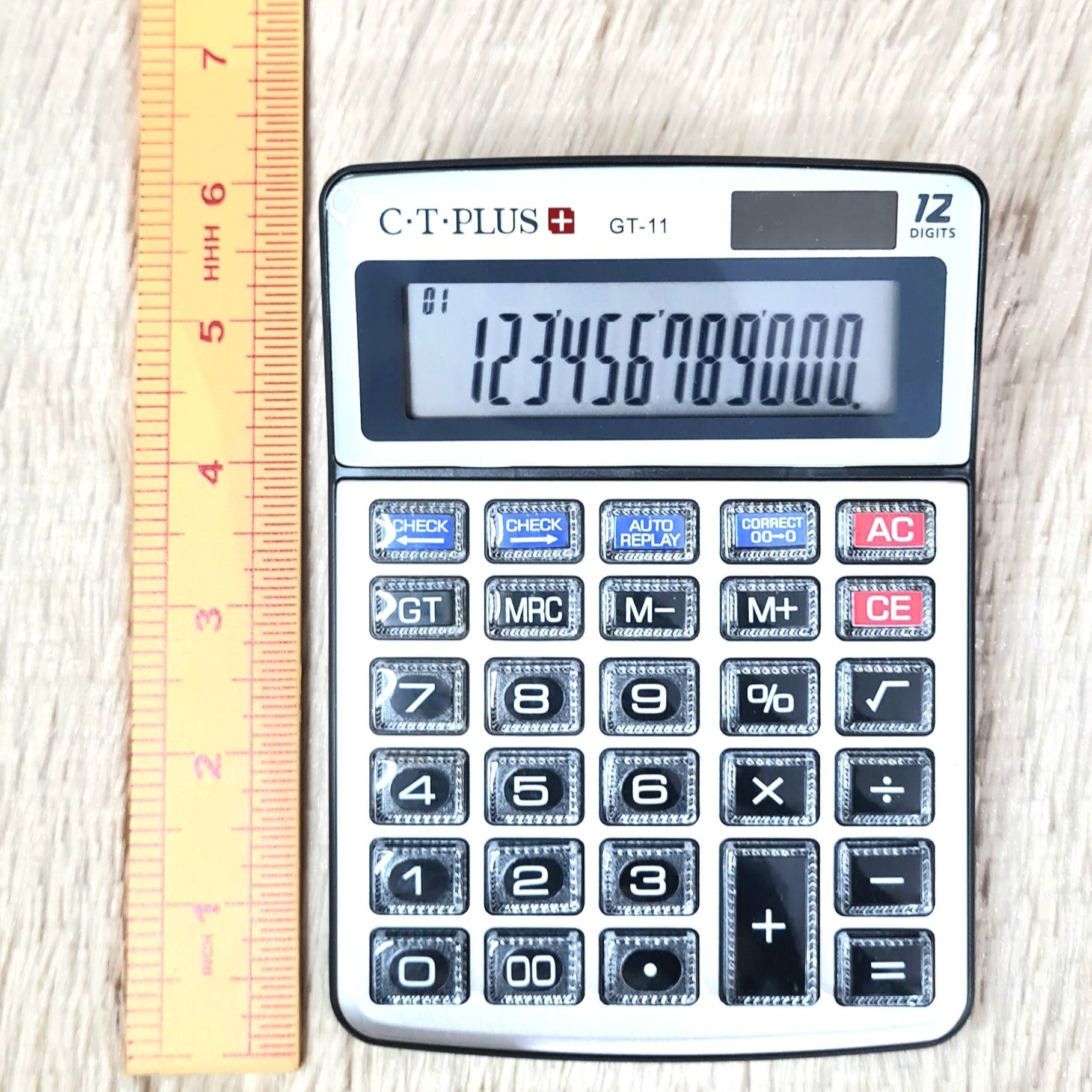 12-Digits Official Desktop Medium Size Calculator GT-11. 