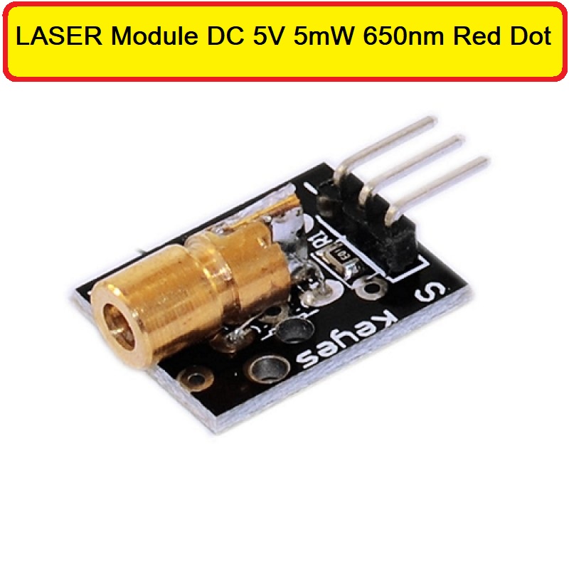 LASER CIRCUIT Board Module DC 5V 5mW 650nm 3 Pin RED Dot Laser Diodes Module Copper Head Adjustable Red Laser Dot Diode Circuit Mini Laser Module. 