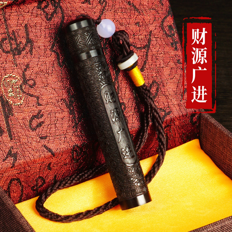 Open Fire Induction Blowing Chinese Retro Ancient Fire Folding Lighter for Boyfriend Personality National Fashion Electronic Charging. 