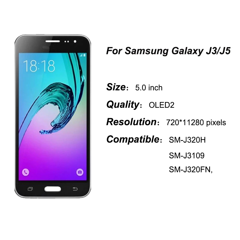 (New) LCD for Samsung Galaxy J5 2015 j500 sm-j500f j500g j500fn display touch screen digitizer assembly replacement parts. 