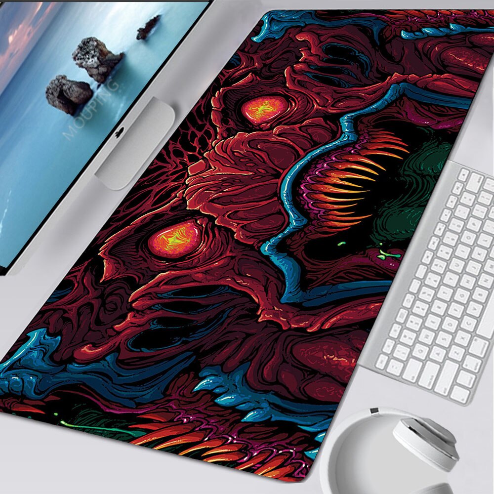 CSGO Hyperbeast Mouse Pad Hyper Beast Computer Desk Gaming Mousepad for Pc Gamer PC Game Mouse Mats Apex Legends 900x400. 