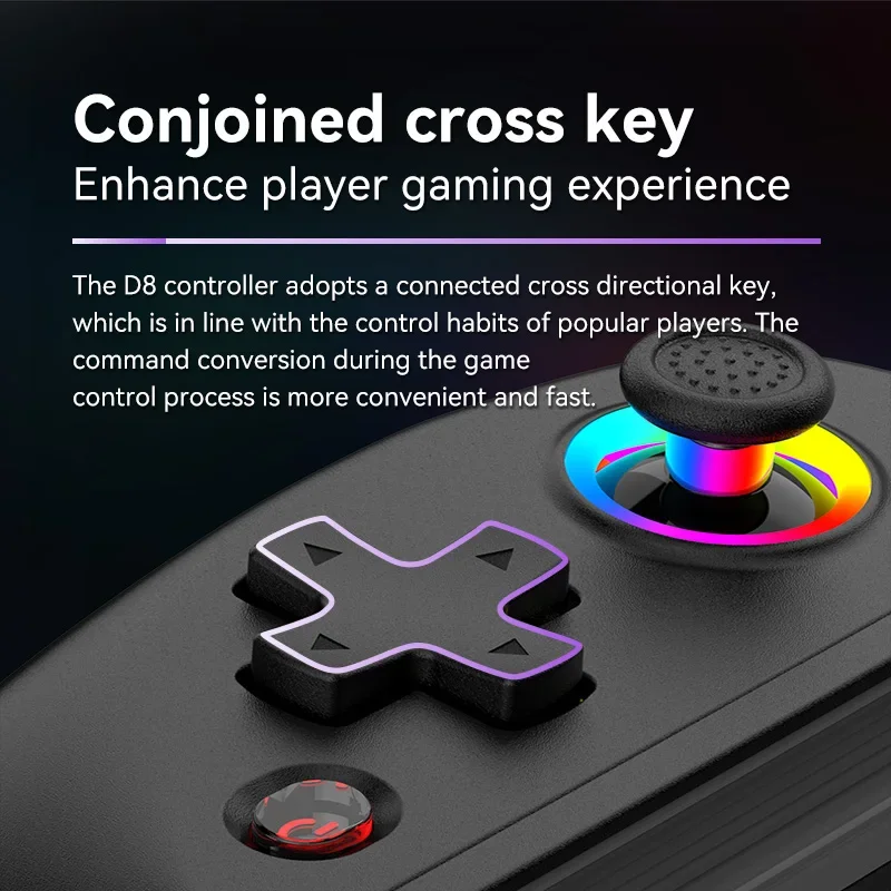BSP D8 RGB Bluetooth Stretching Joystick Tablet Controller Wireless Handle for Switch Game for P3 P4 Android IOS Gamepa. 