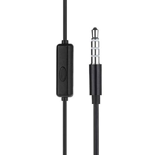 Jr-i502 Heavy Bass Mobile Earphone With Mic - Black. 