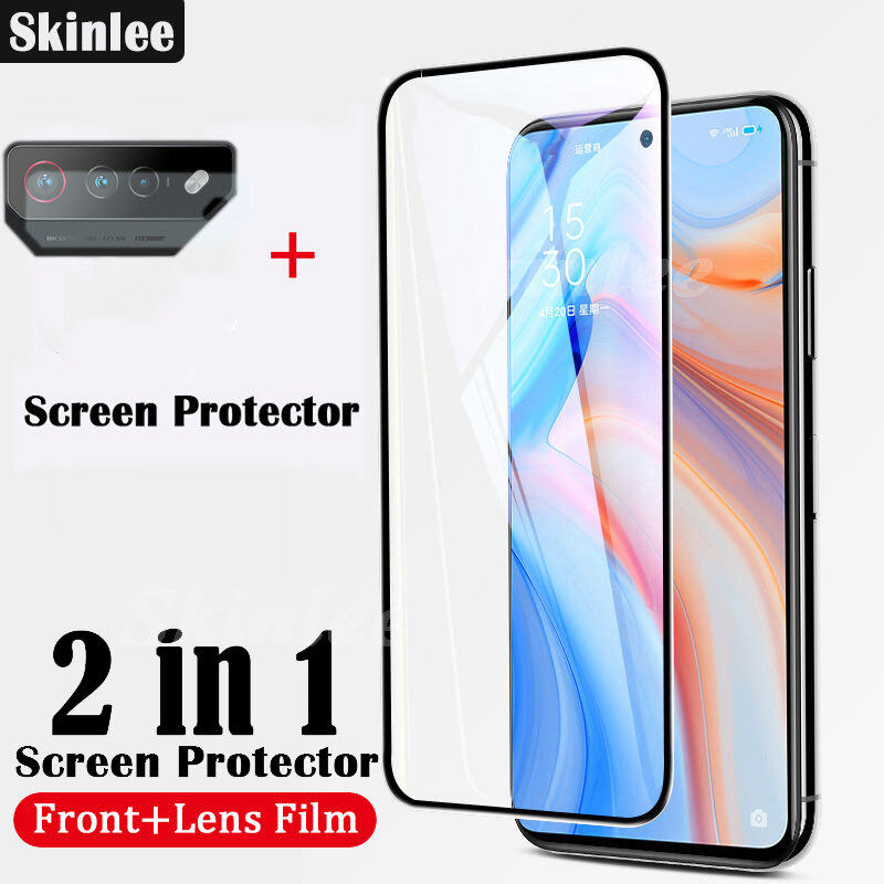 2 In 1 for Asus Rog 7 Pro Ultimate Screen Protector Tempered Glass Film + Asus Rog Phone 7Pro Rog Phone 7 Ultimate Lens Protector Glass Film