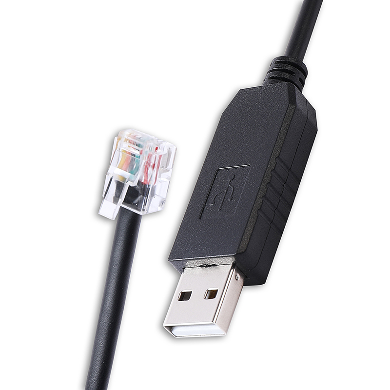 GE Fanuc Series 90-30 PLC IC693CBL316 Serial Cable FTDI USB RS232 to RJ11 Station Manager Cable. 