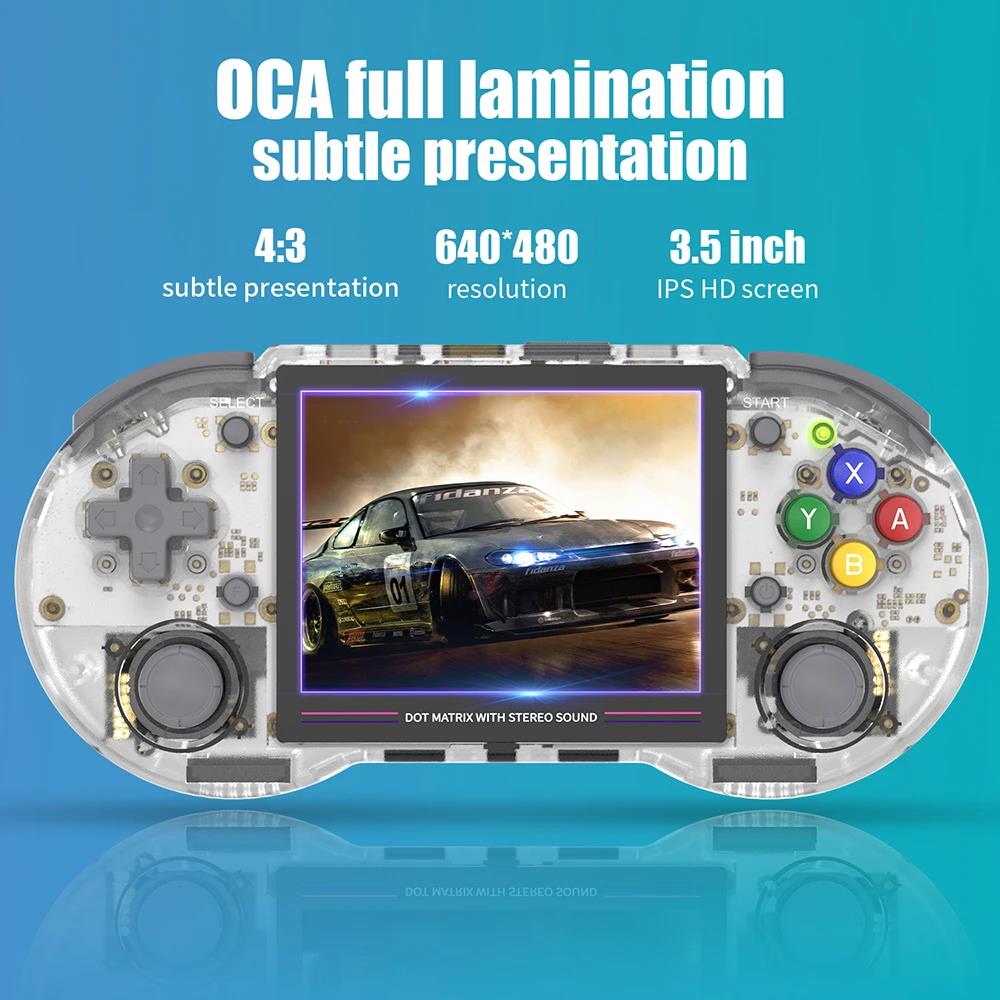 AMPOWN Anbernic RG353PS Handheld Game Players 3.5'' IPS Retro Portable Video Game Console Linux System Games PS Vita Console PSP. 