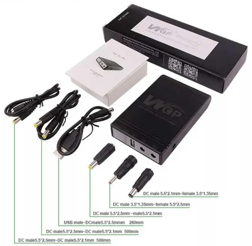 WGP Mini UPS 10400 mAh Battery 5,9,12 Updated Version - WGP Mini UPS 10400 mAh Battery 5,9,12 Updated Version buy online Bangladesh Gadget Corner