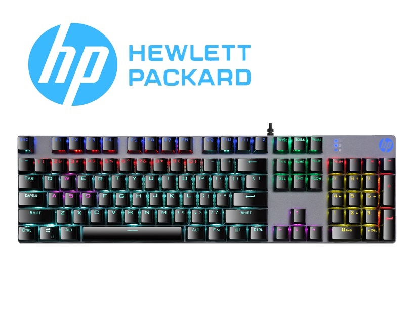 Mechanical Keyboard With RGB Backlit HP GK400F Mechanical Switch Gaming Keyboard RGB Keyboard. 