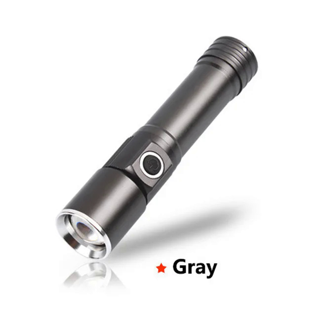 Mini Tactical Flashlight Rejected 7W CREE 1000LM Waterproof Lanterna LED 3 Modes Zoomable Torch 18650 battery Torch Lamp. 