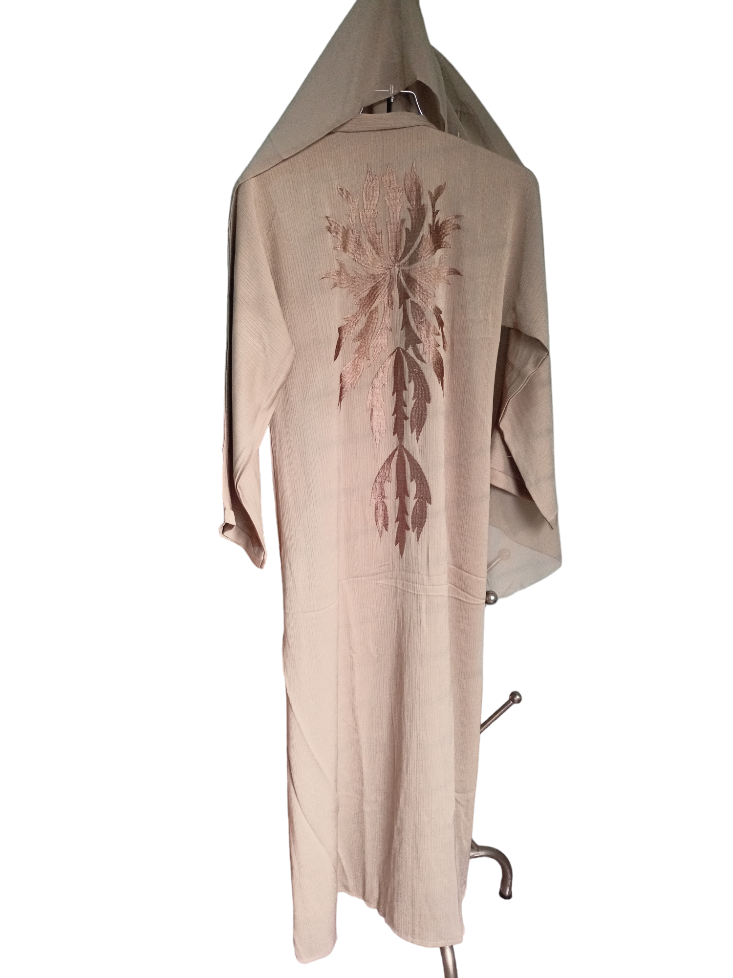Most demanding elegant design Dubai jum fabrics Borka with Embroidery For Women Regular Use Borka Outerwear Zoom fabrics Abaya Borkha Borka For Women. 