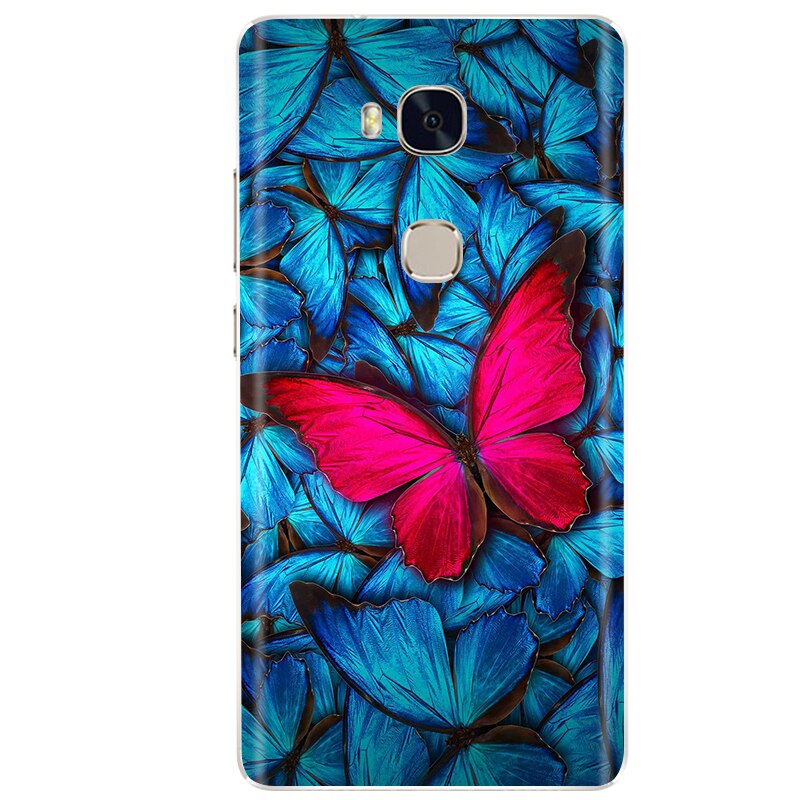 For Huawei Honor 5X Case TPU Soft Cartoon Back Cover Silicone Case For Honor 5 X KIW-L21 L22 Honor 5x Phone Case Coque. 