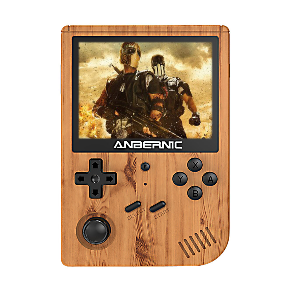 ANBERNIC RG351V 80GB 7000 Gaming - Wood grain color