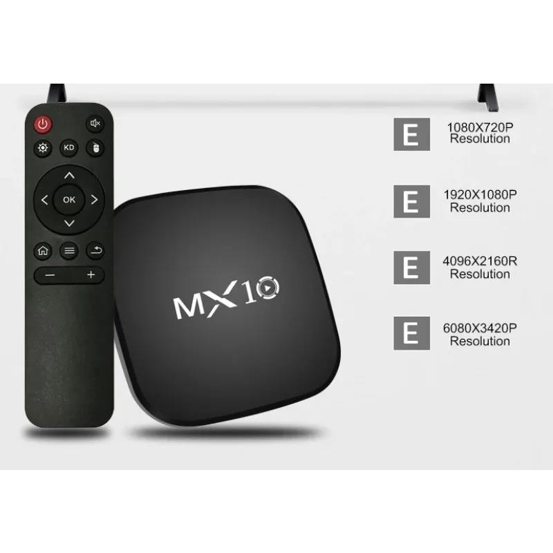 RK3228 MX10 Tv Receiver Android 7.1 OS Internet Tv Streaming Box Ram 128g Tv Box 3D Video Formats Black 4K Gua 4k 8gb. 