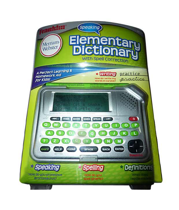 Franklin KID 1250 Electronic Elementary speaking with spell correction Dictionary. 
