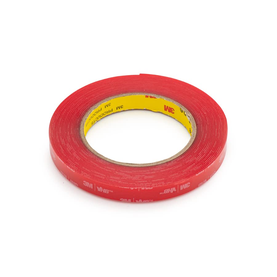 Double Sided Tape, Mini Size Heavy Duty Super Strong Two Sided Adhesive Transparent Clear Tape, Made of 3M VHB Tape, Width Waterproof mounting Foam Tape for Indoor and Outdoor use. 