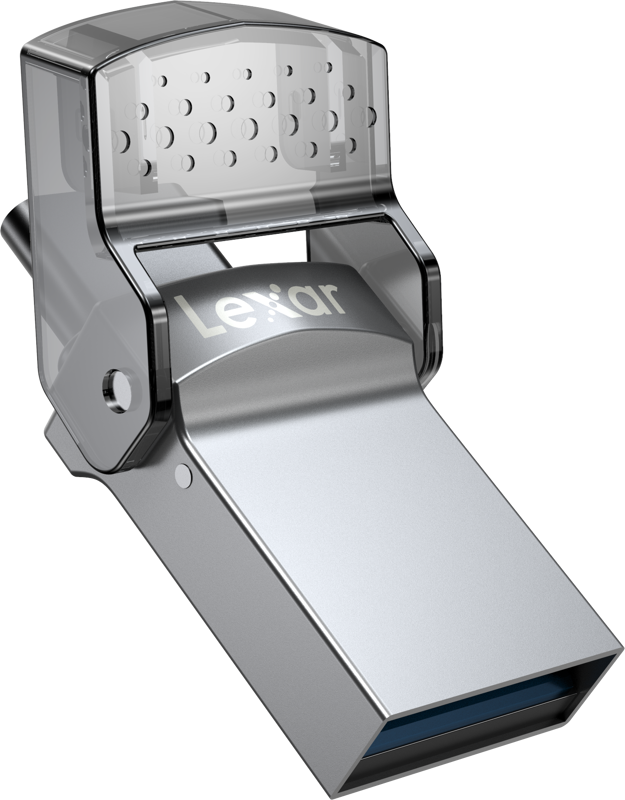 Lexar 64GB OTG Jump Drive Dual Drive D35c USB 3.0 with Type-C OTG Pen Drive. 
