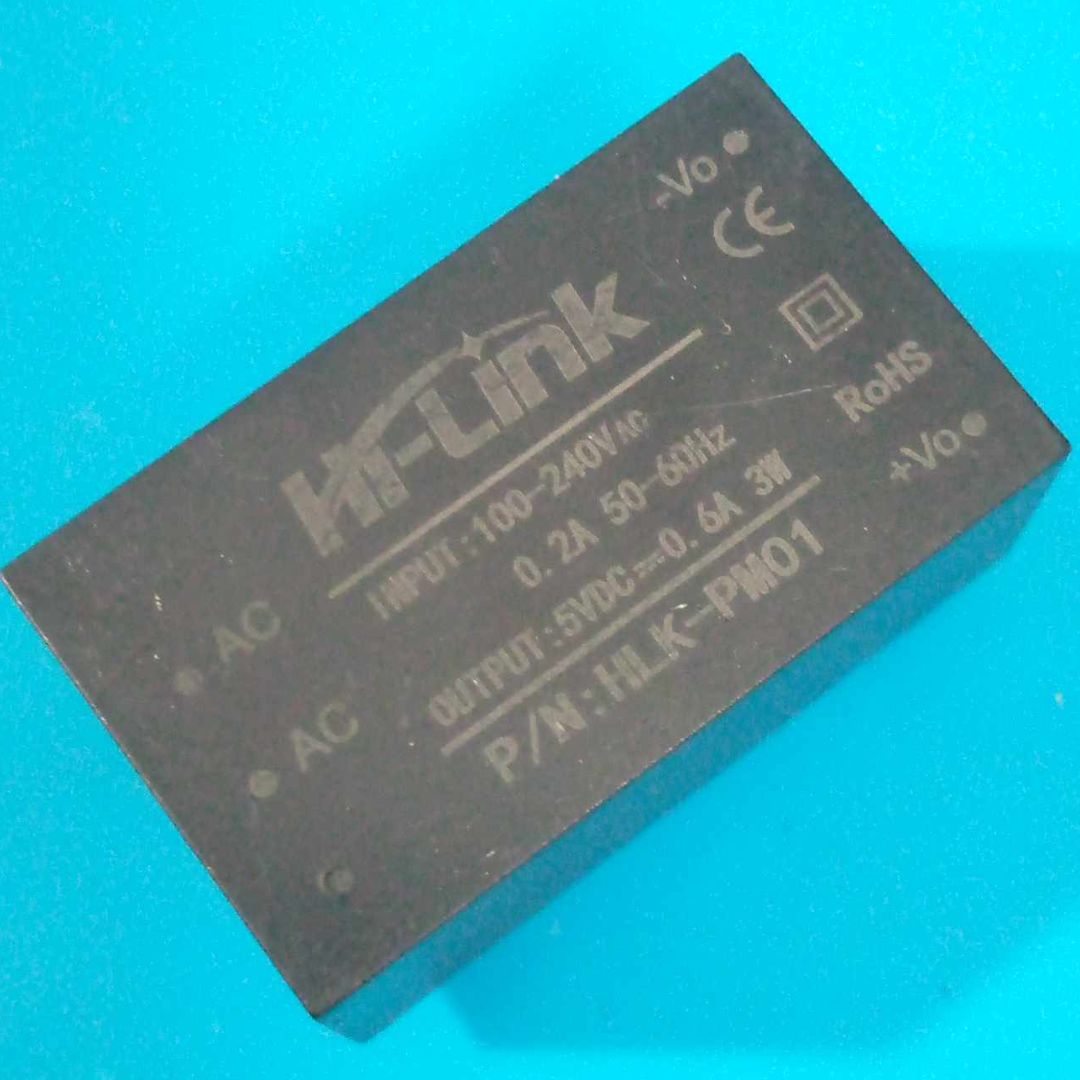 HI-Link HLK-PM01 AC-DC 220V to 5V 3W Step Down Power Supply Module Intelli-gent Converter Household Switch Power Supply Module Adapters. 