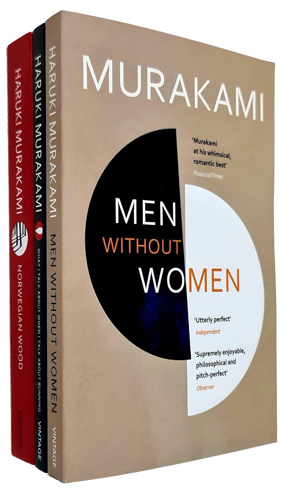 Haruki Murakami Collection 4 Books Set (Men Without Women, What I Talk About When I Talk About Running, Norwegian Wood). 