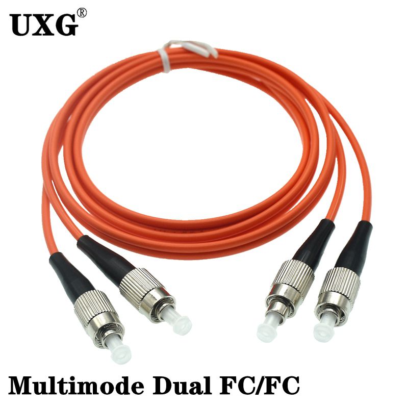 Multimode Core Fiber Jumper Dual LC To LC FC ST SC Fiber Patch Cord Jumper Cable MM Duplex Multi Mode Optic For Network 1m-60m. 