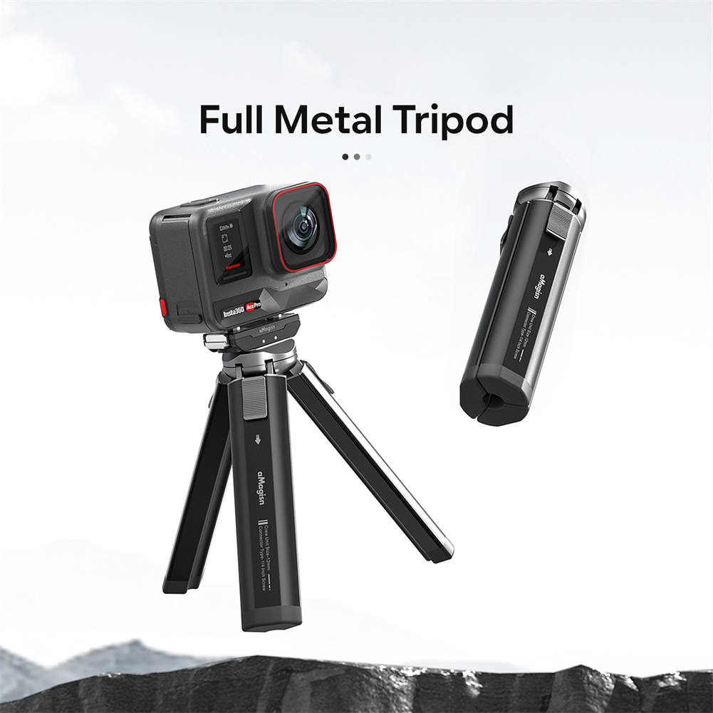 Camera Tripod Aluminium Alloy Gimbal Camera Stabilizer Tabletop Tripod Selfie Stick Tripod Action Camera Accessories. 