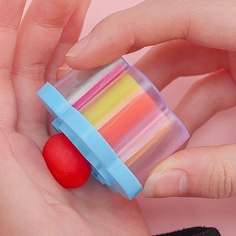 12 colors Kids DIY Mini Clay in Box with Mould Modelling Tanah Liat Kiddy Child Art Craft Early Learning Education Dough. 