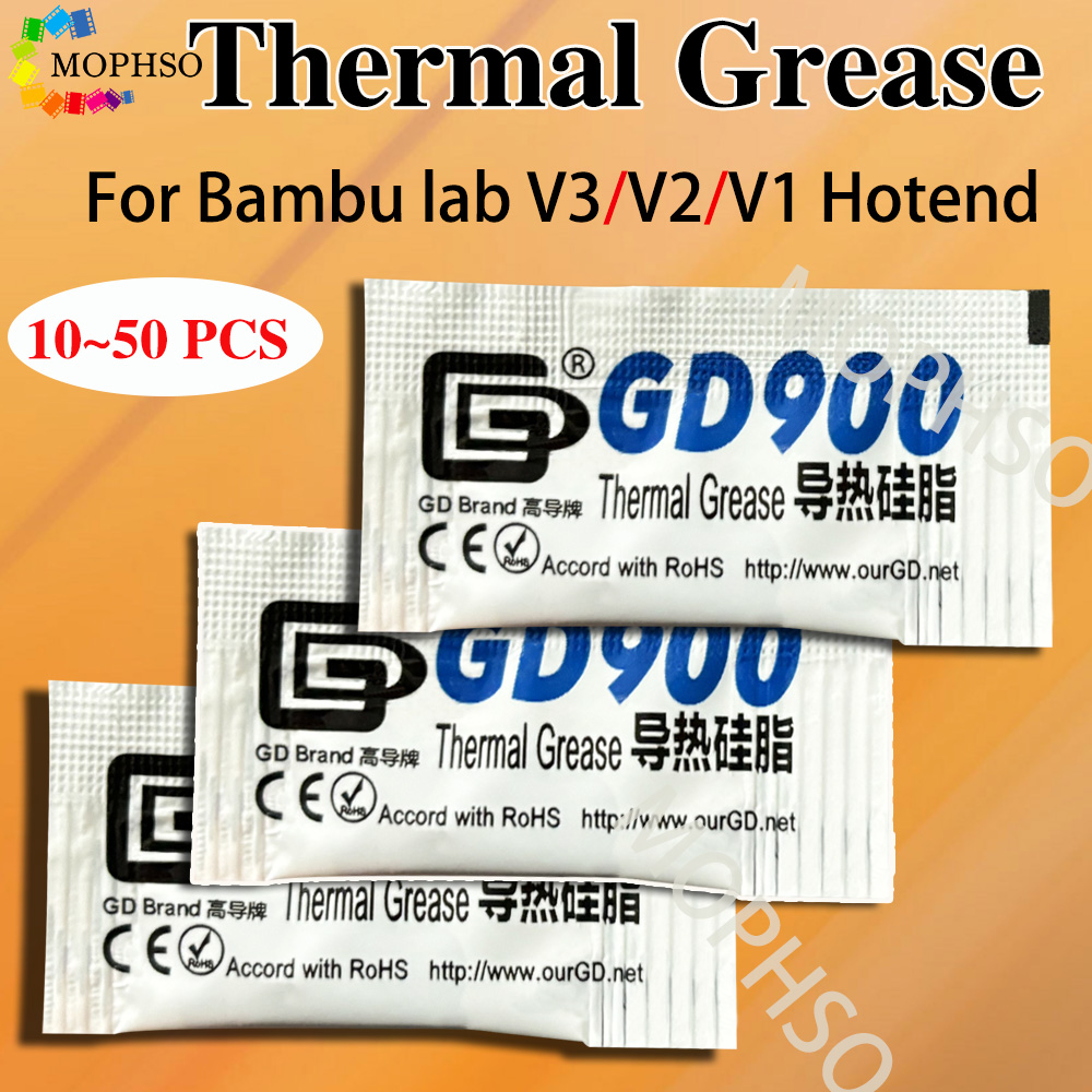 Thermal Grease for Bambulab P1s P1P Thermal Paste GD900 For Bambu Lab V3/V2/V1 Hotend kit Bambu Lab X1c Grease 3D Printer Parts