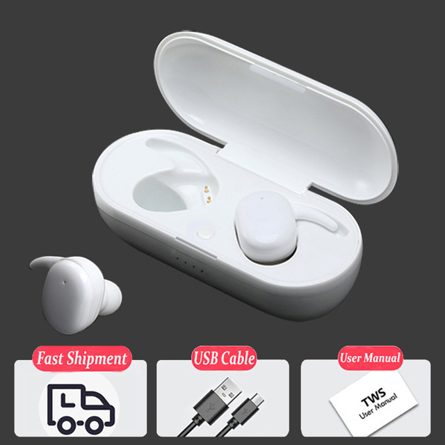 HLstar® NEW Air buds Y30 TWS Bluetooth Headphones Stereo Wireless Earphones Earbuds In-ear Noise Reduction Waterproof Headphones With Microphone For Mobile. 