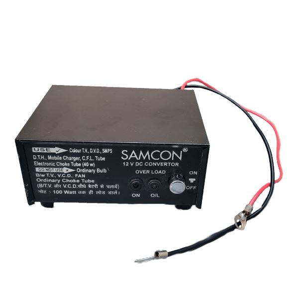 Indian SAMCON 12V DC to 220V AC Converter Inverter 100w | Daraz.com.bd