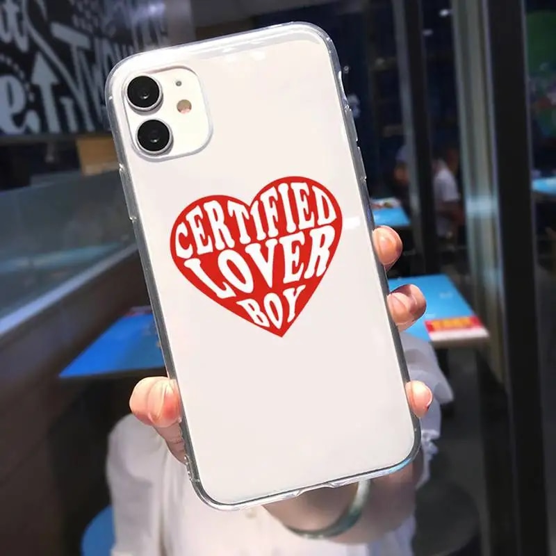 Drake Certified Lover Boy Phone Case For iPhone 11 12 Mini 13 14 15 Pro XS Max X 8 Plus SE XR Transparent Shell. 
