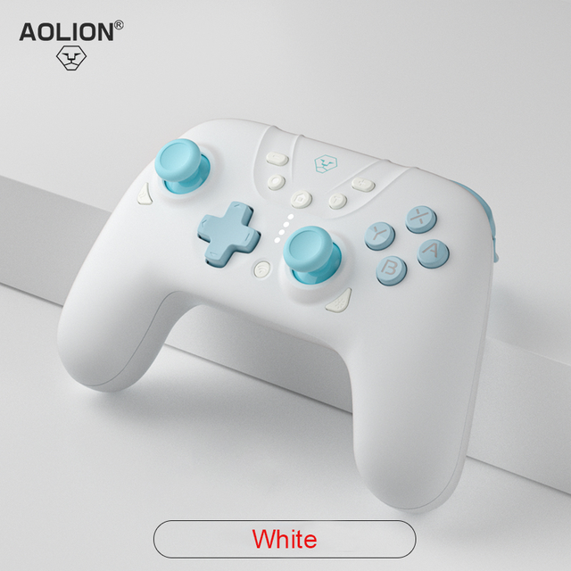 Aolion Wireless Hall Effect Controller Joystick Gamepad For Nintendo Switch Double Vibration Gamepad For NS/PC/IOS/Android/Steam. 