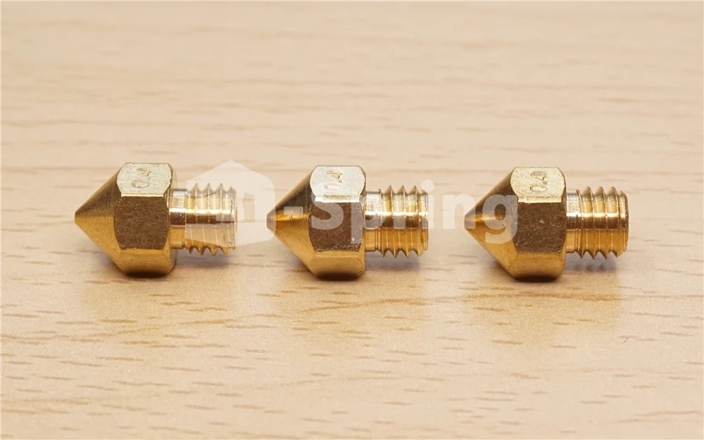 MK8 Nozzle Copper (NOT Brass) 0.2-2.0mm CR10 - for 3D Printer Creality Cr-10 Cr-10s Cr10s Ender 3 Hotend Extruder 1.75mm 3mm. 