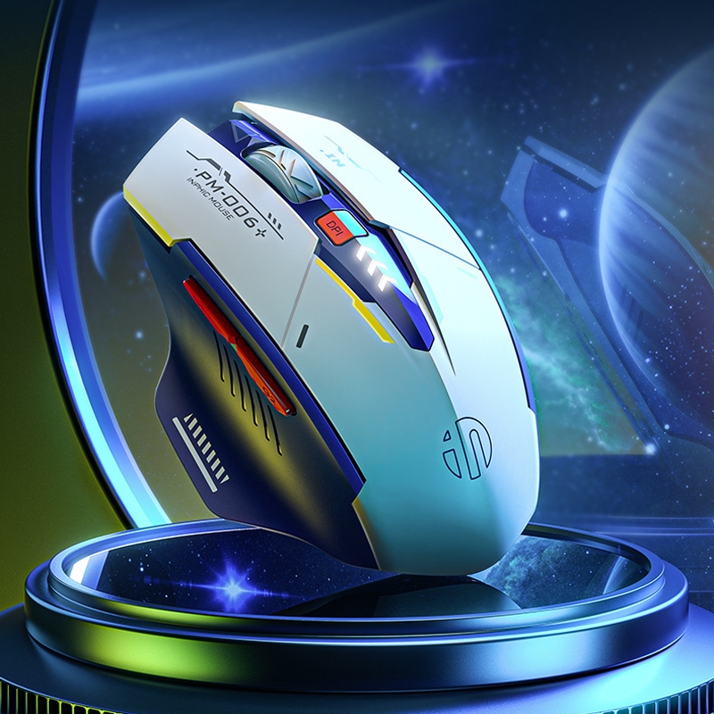 Inphic F9 Mecha Wireless Mouse Charging Office Game Mouse M6P Mecha. 