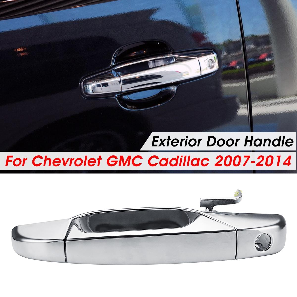Chrome Outside Exterior Chrome Door Handle Front Driver Side LH for Chevy Pickup