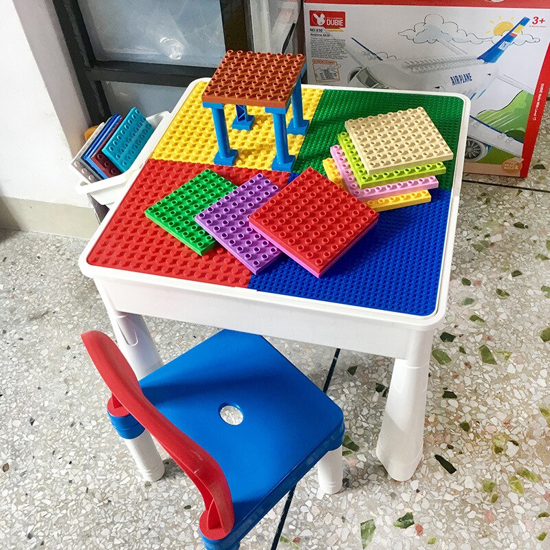 5 Styles Big Building Plastic BlocksPlates Base Figures Comptatible Large Bricks Foundation Baseplates Children Kids Toys Gifts. 