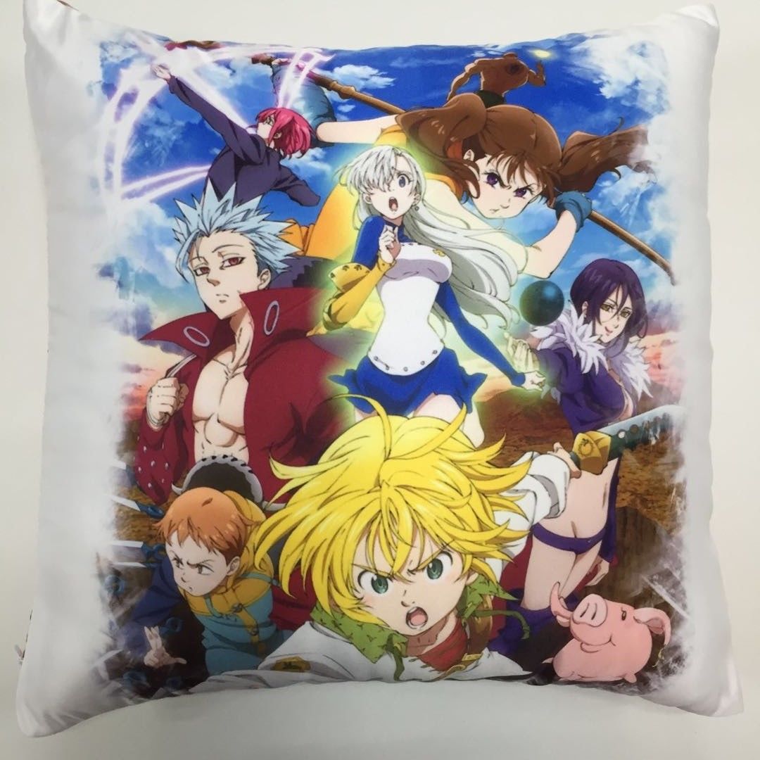 Suef Anime manga Nanatsu no Taizai The Seven Deadly Sins Gown Anime two sided Pillow Cushion Case Cover 217. 