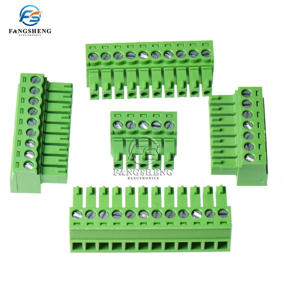 10pcs 15EDG KF2EDGK-3.5mm -2/3/4/5/6/7/8/9/12/18/24P/plug 30eisure time 0V/8A3.5mm spacing plug-in terminal block 15EDG KF2EDG 3.5mm. 