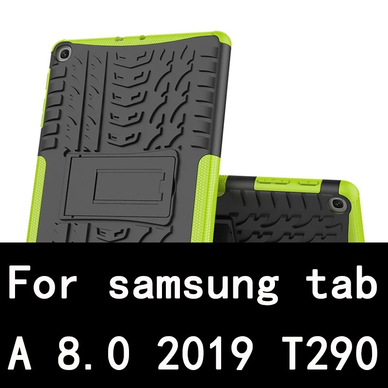 【3C VictoryEagle】For Samsung Galaxy Tab A 8.0inch T350 T351 T355 SM-T355 Shockproof TPU PC Cover Stand Case for Samsung A T290 Cover. 